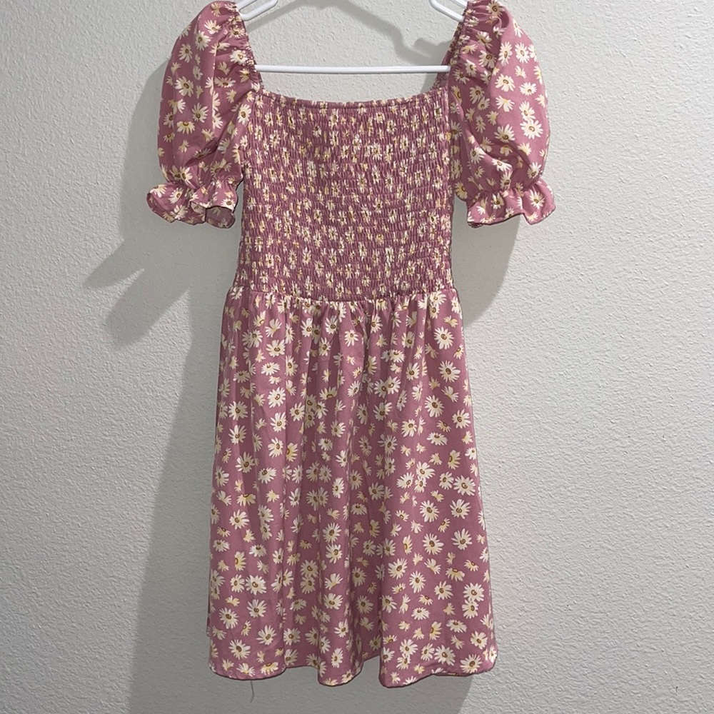 Girls pink dress